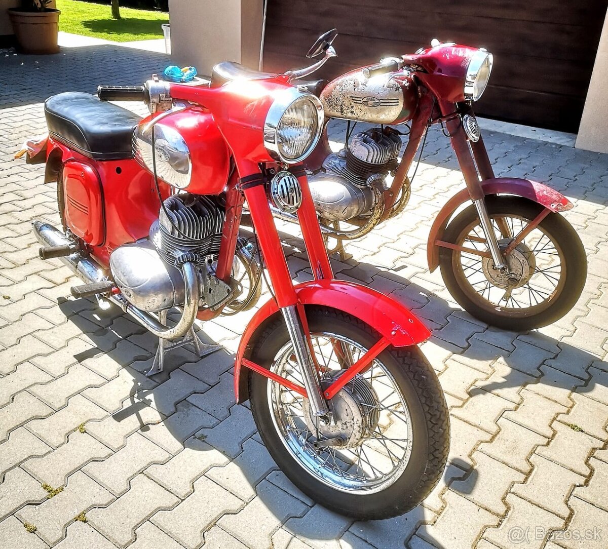 Jawa 350 s TP a ŠPZ + diely