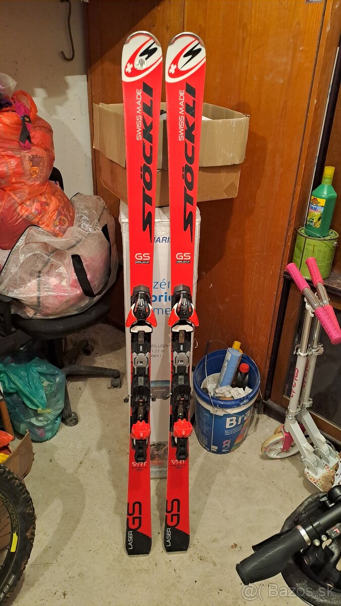 Lyže Stockli Laser GS 170cm + viazanie Salomon N SP12