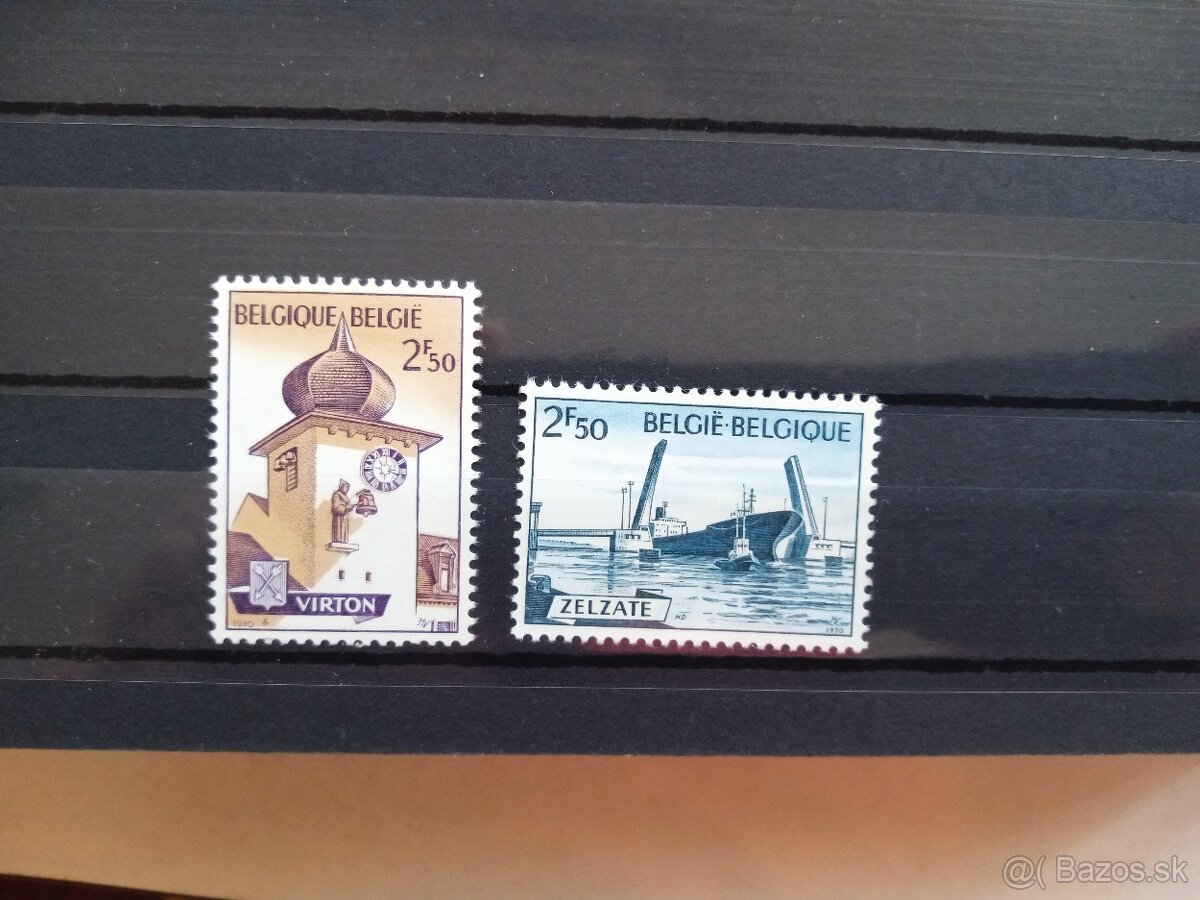 Poštové známky č.187 - Belgicko - local motív r.1970