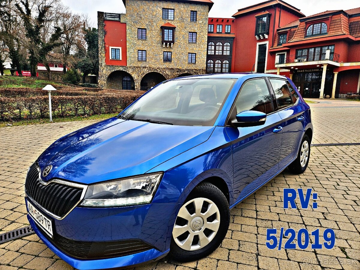 Škoda Fabia III. 1.0 MPI 60k rv:7/2019