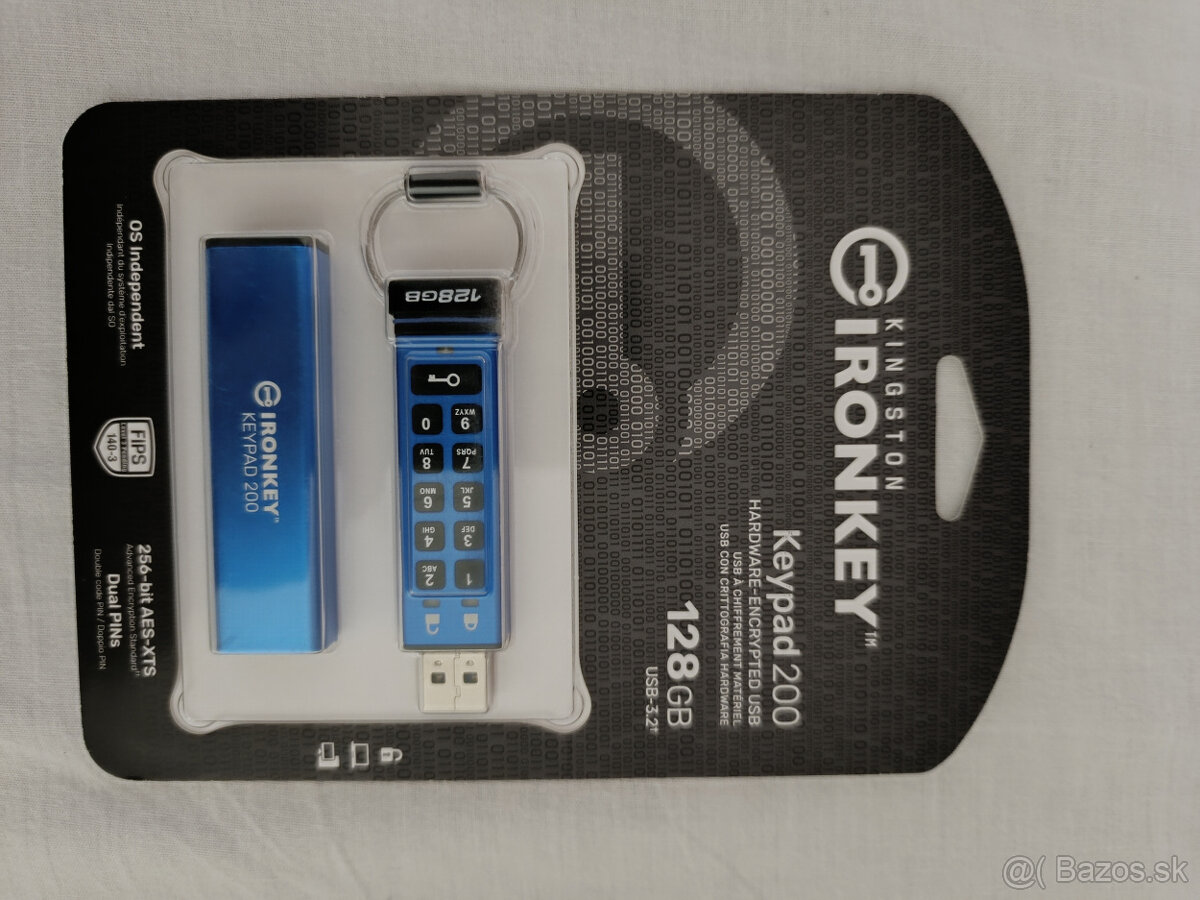 USB Kingston Ironkey 128GB - nové nerozbaleny ZLAVA