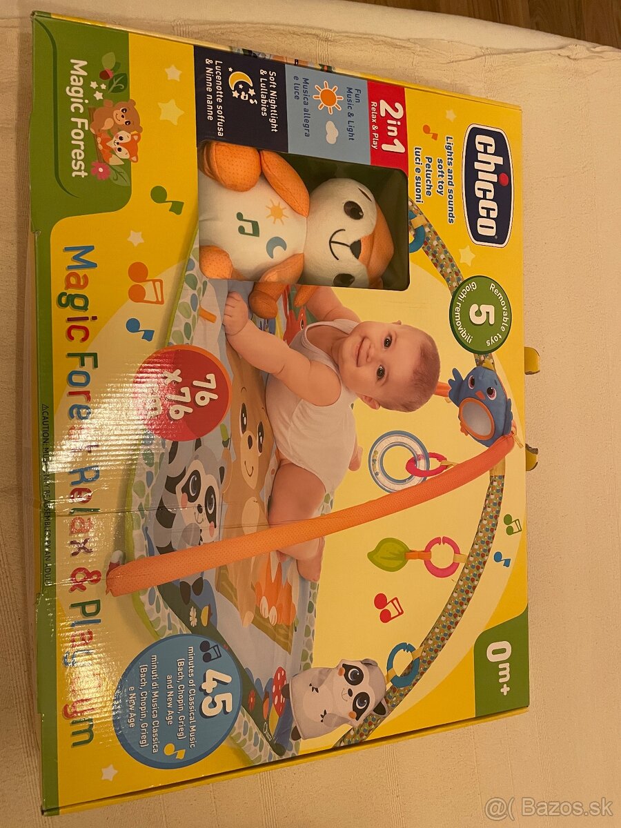 Chicco - Magic Forest & Relax Play Gym hracia deka