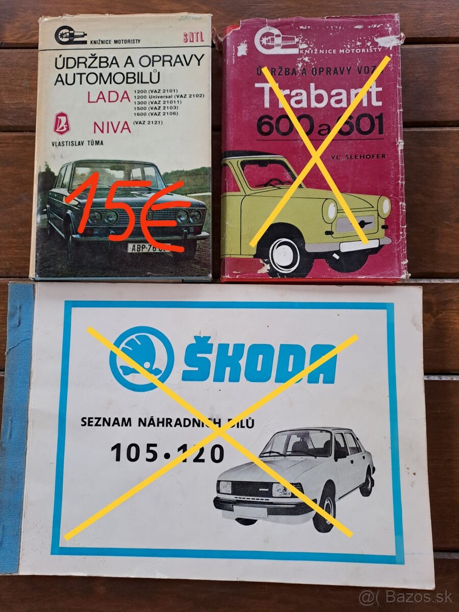 trabant, škoda 105-120, lada