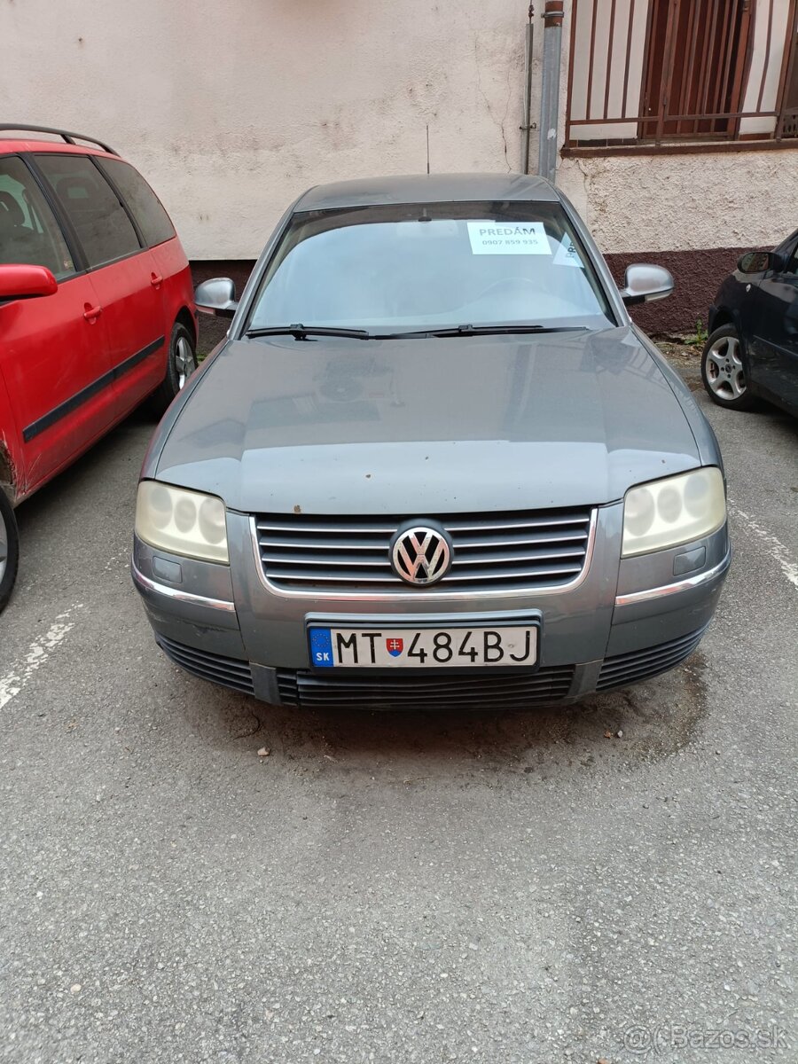 VW PASSAT 1.9TDI 96kw - defektná spojka