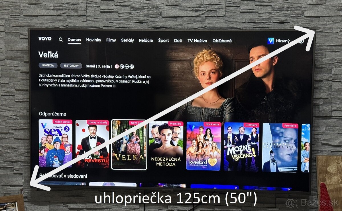 Smart LED televízor 4K Samsung UE50TU7172UXXH