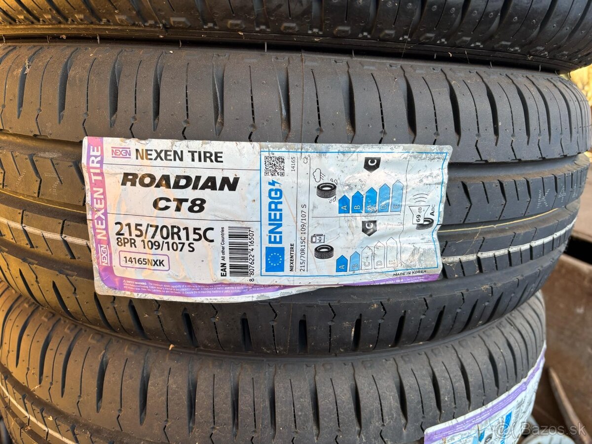 Predám pneumatiky rozmer 215/70R15C