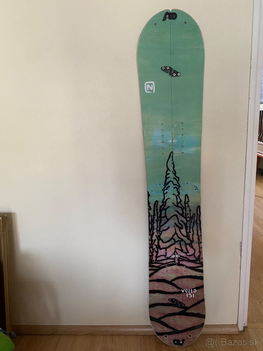 Dámsky splitboard  Nitro a pásy 151