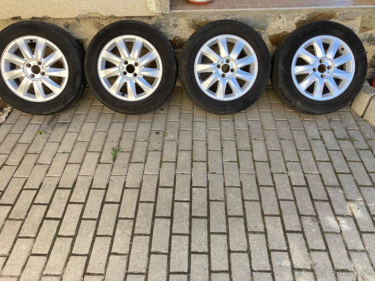 Elektróny+pneu 205/60 R16 , 4x100, 6,5Jx16