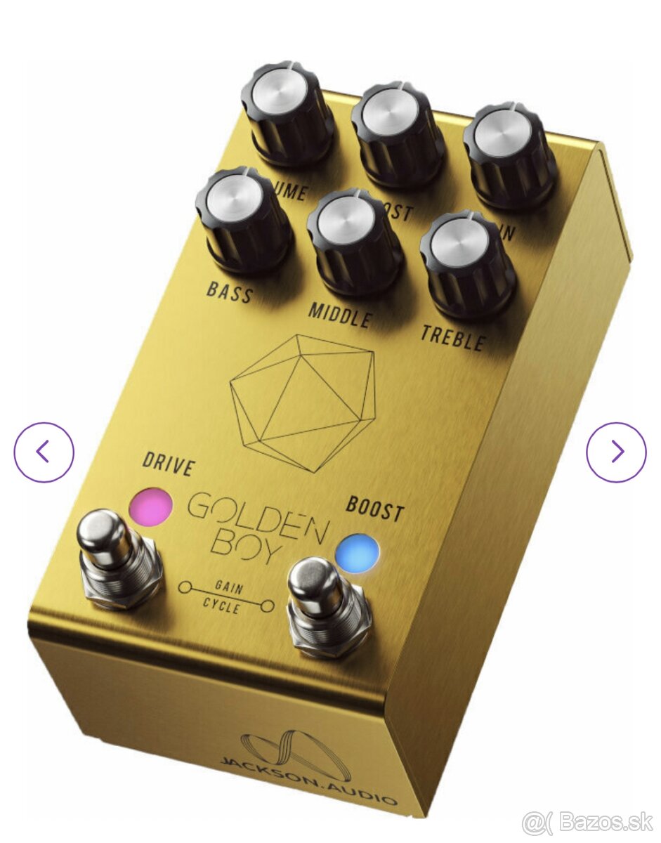 Jackson Audio Golden Boy Gitarový programovateľný overdrive