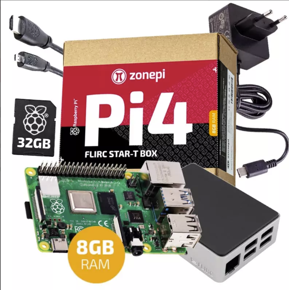 Raspberry Pi 4B 8GB, úplne nová, kompletná sada v záruke