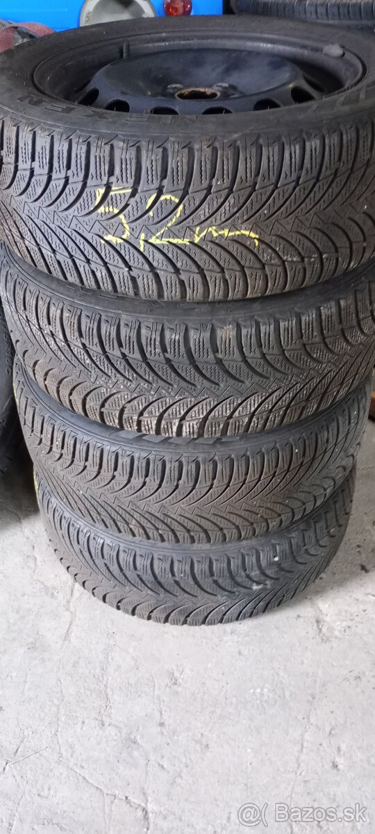 Ponúkam zimnú sadu kolies 6,5Jx16 H2 ET46 VWAG 205/55 R16 Ne