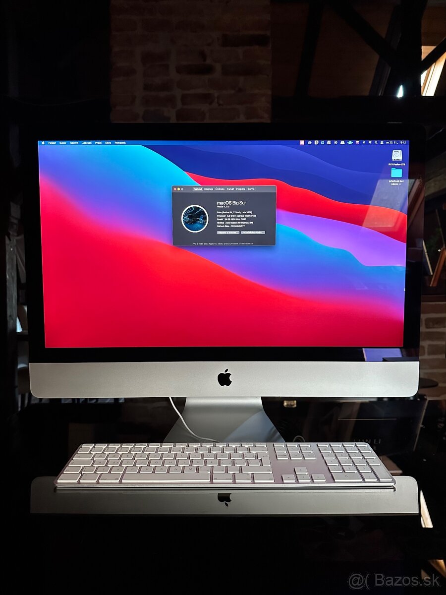 iMac, Retina 5K, 27", Late 2014, 24GB pamäť