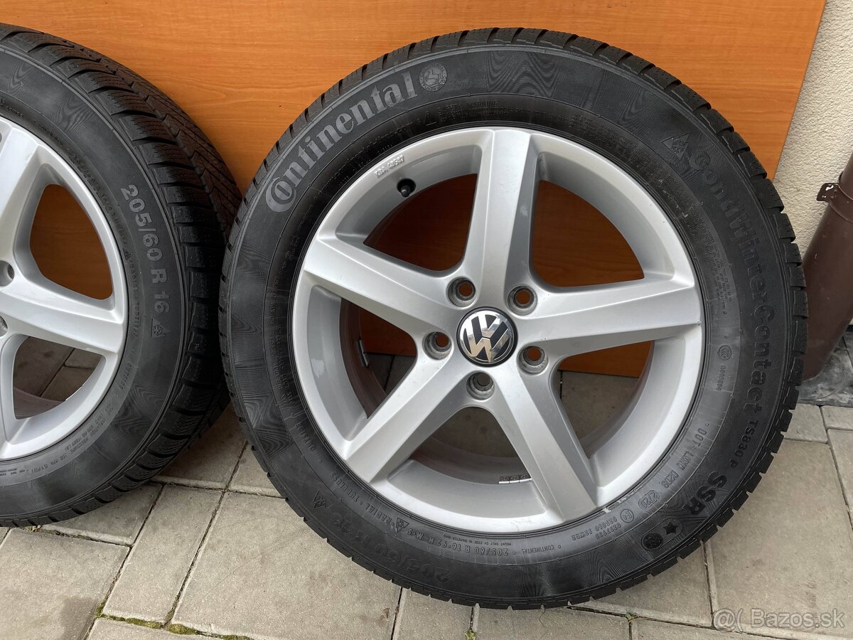 ASPEN  Orig.VW Alu Disky 5x112 ET42 205 60 16 zimné