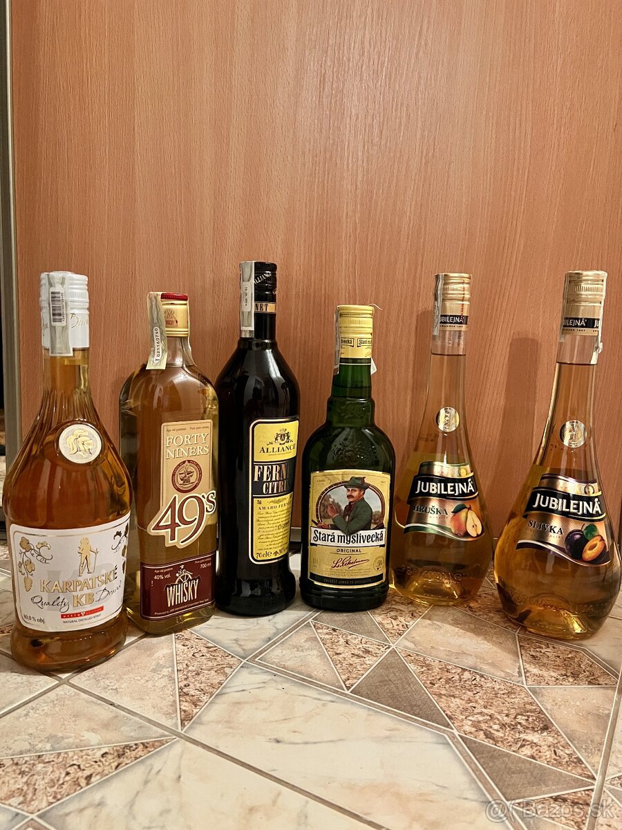 Zvyšný alkohol z oslavy