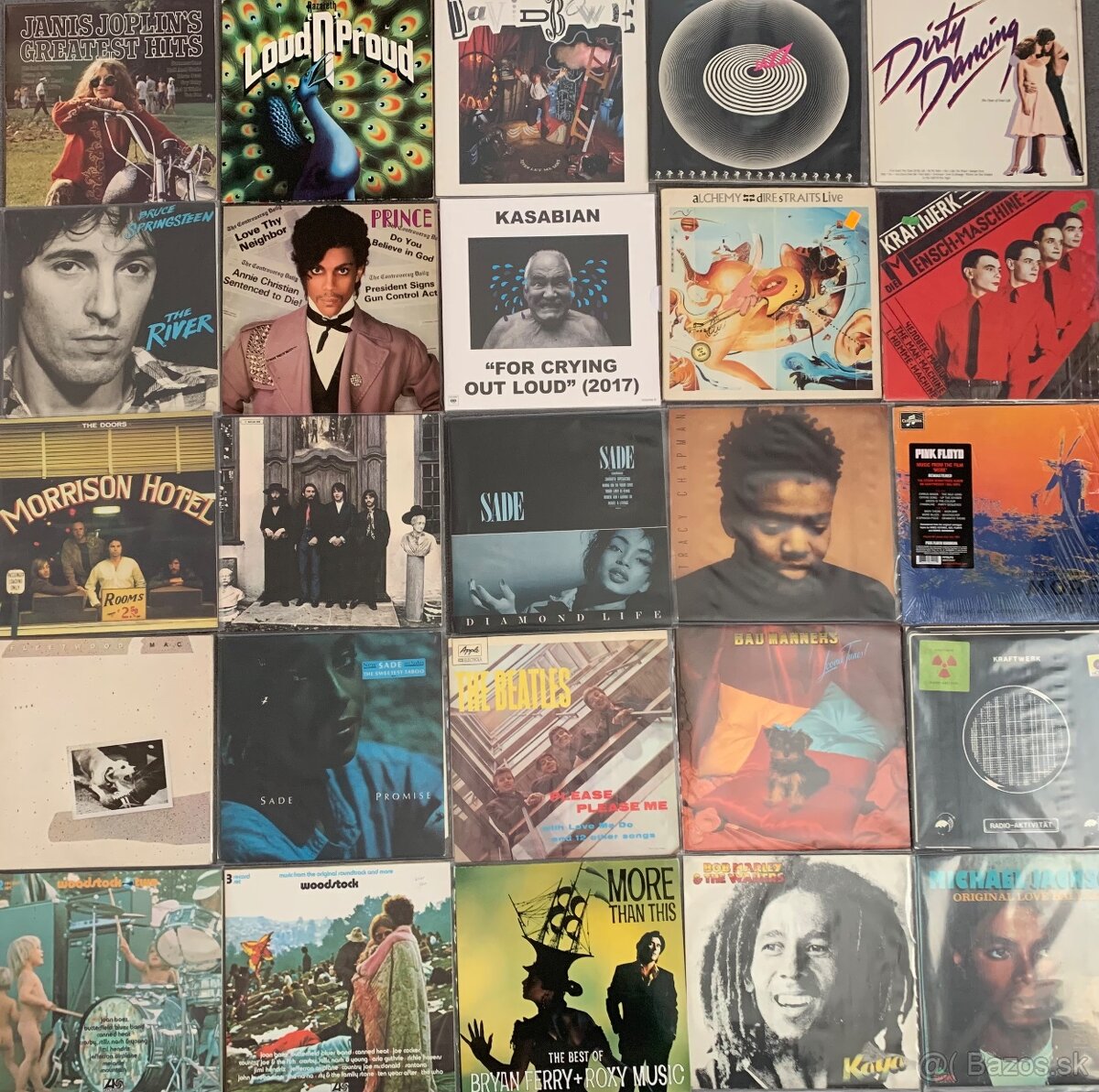 LP (Floyd,Beatles,Kraftwerk,Princ,Queen,Tracy)