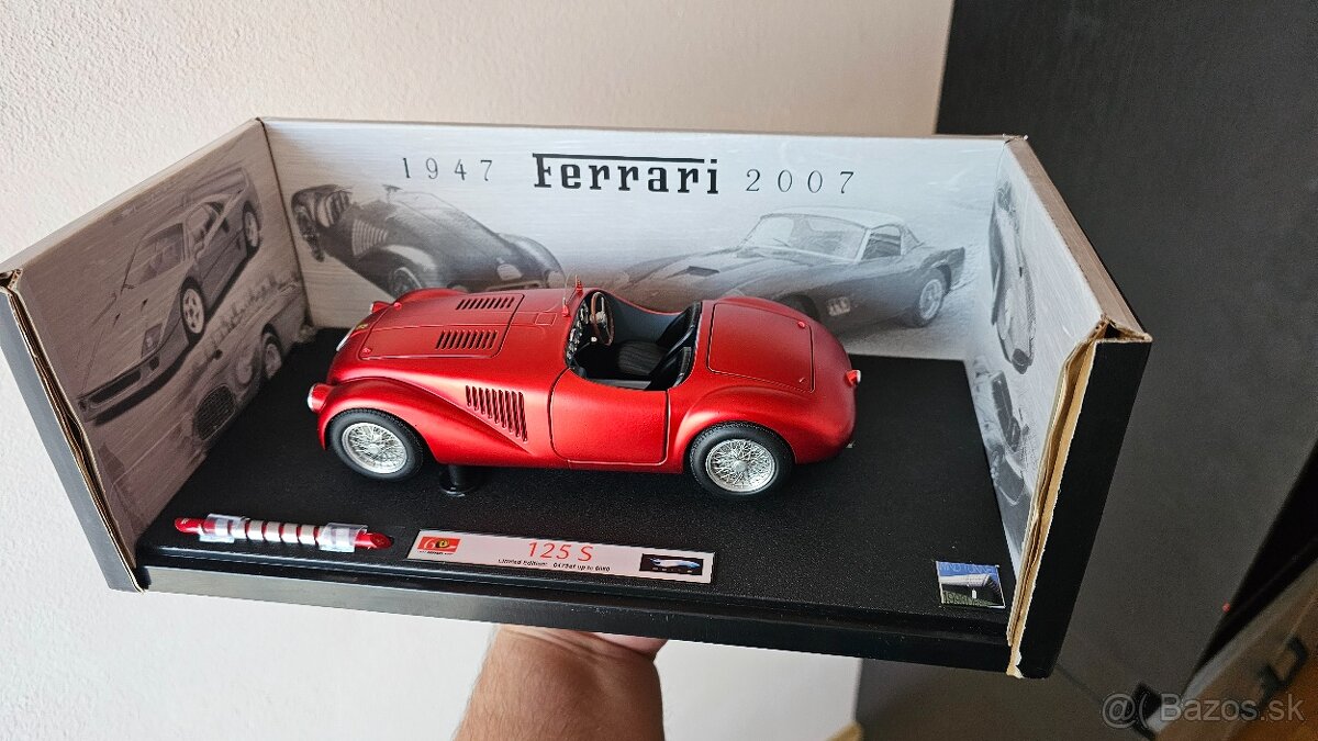 Ferrari 125 S 1:18 Hot Wheels Elite