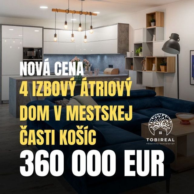 4 izbový bungalov v novej štvrti Garden Park, Košice - Šaca,