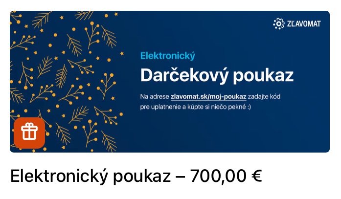 Darčekové Poukážka