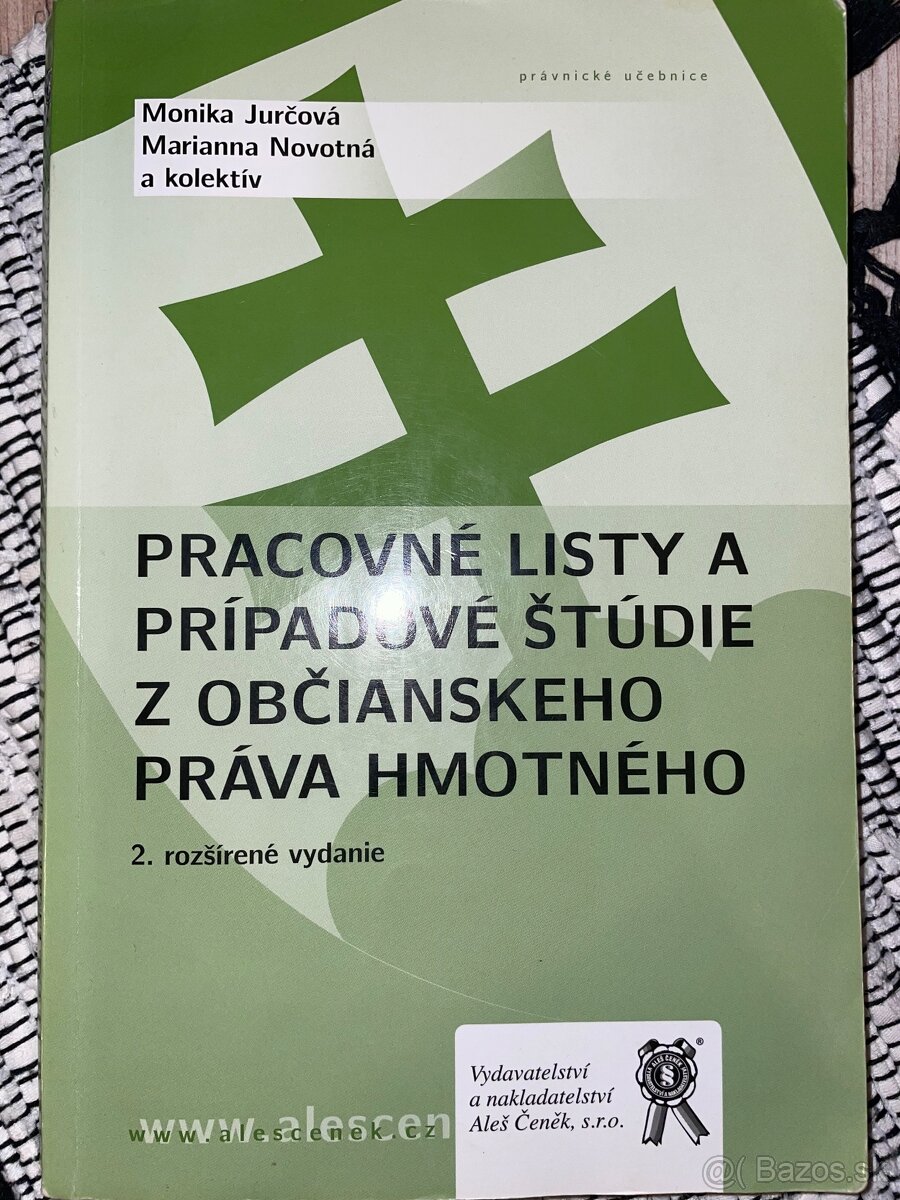 Pracovné listy a prípadové štúdie z občianskeho práva hmotné