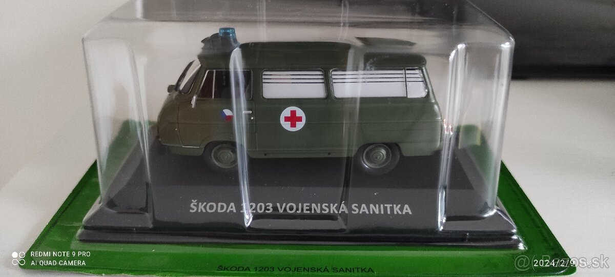 Škoda 1203 vojenská sanitka