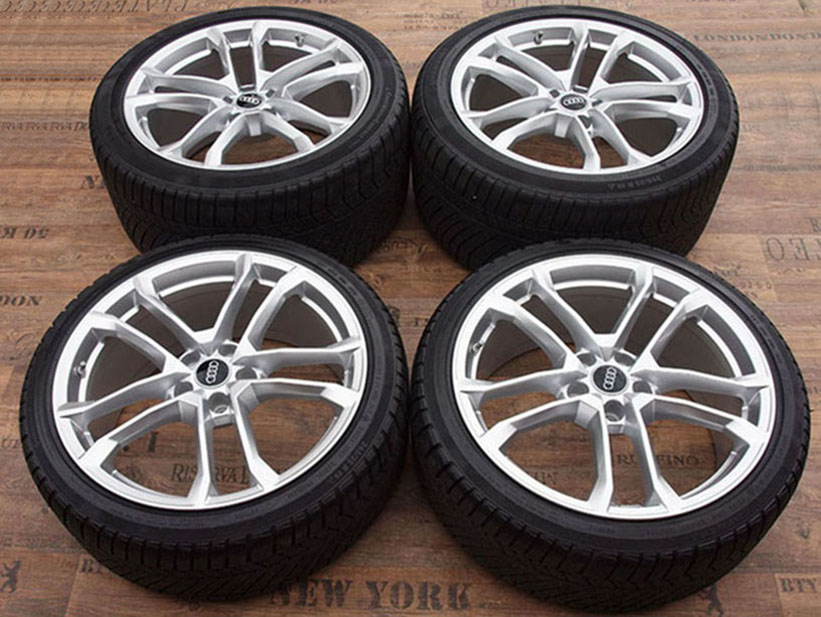 19" Alu kola = 5x112 = AUDI R8 = TÉMĚŘ NOVÉ – ZIMNÍ + ČIDLA