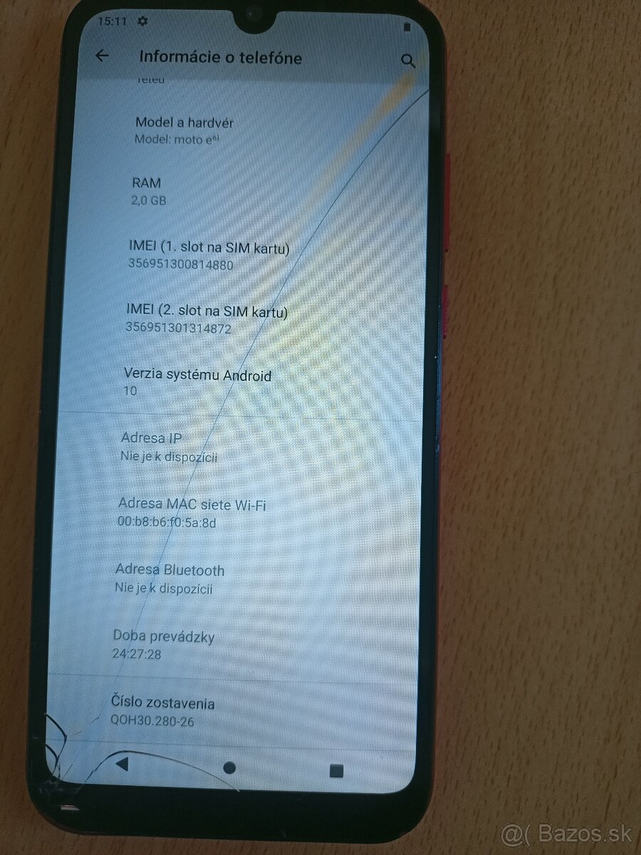 Motorola Moto e 6i Dual Sim