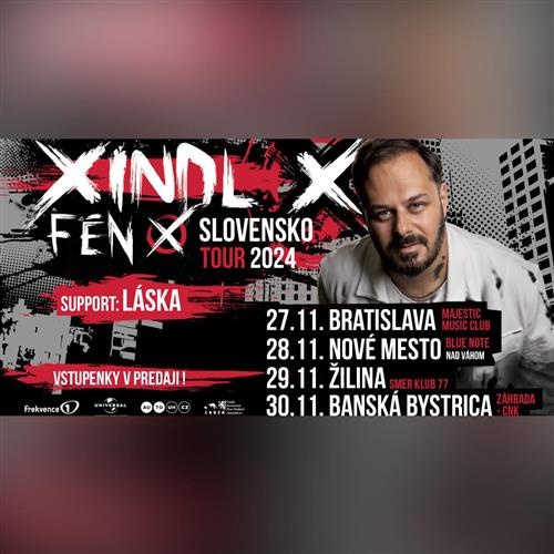 Lístky na  koncert XINDL X v Banskej Bystrici