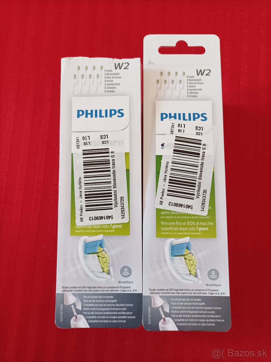 Náhradné hlavice na kefku - Philips Sonicare W2 (13 kusov)