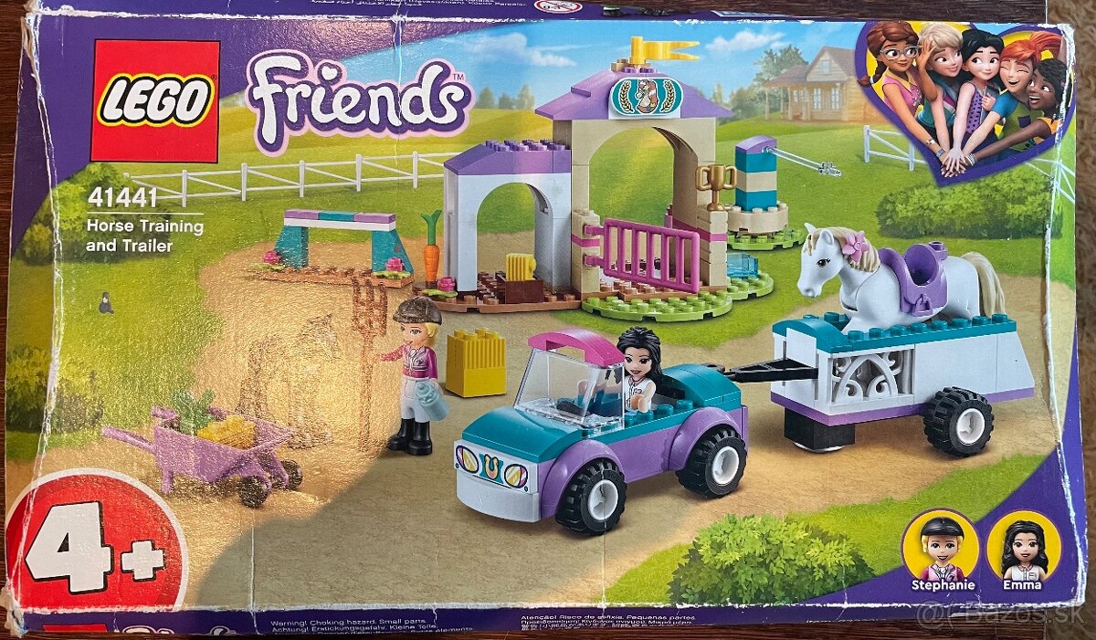 LEGO FRIENDS Trening koni a konsky prives 41441