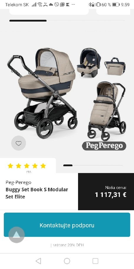 Peg Perego Book S Modular Set Elite 3 kombinacia