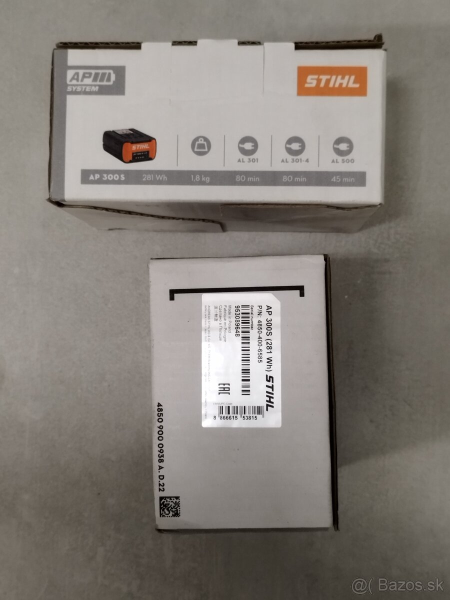 Stihl baterie ap300s original rok 2025