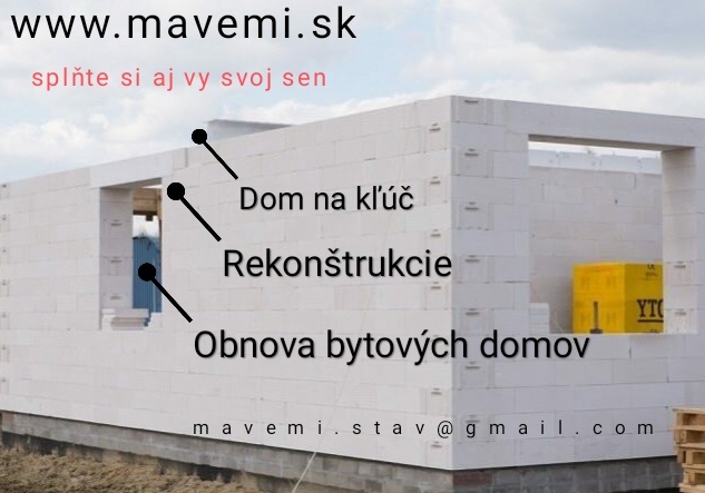 Zateplenie, Rekonštrukcie, Dom na kľúč