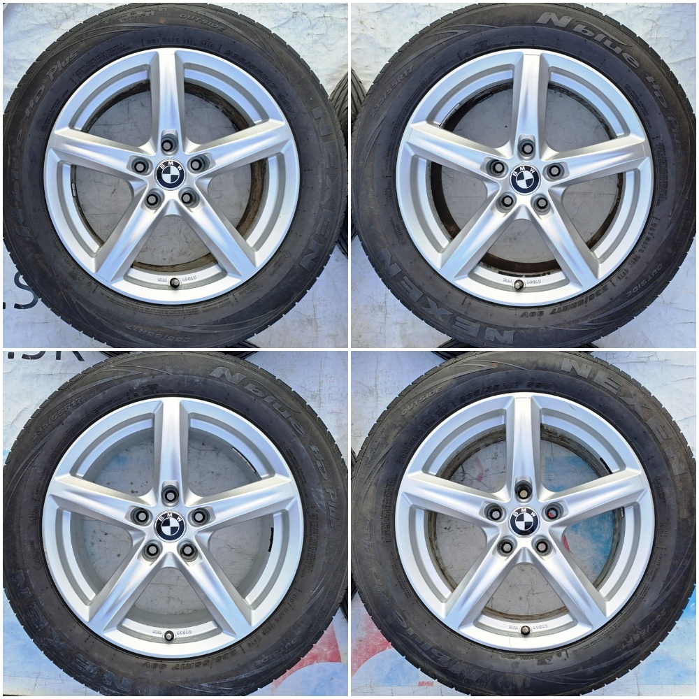 5x120 R17 BMW 5 Lúč + Pneu 235 55 R17 6mm 4 ročné