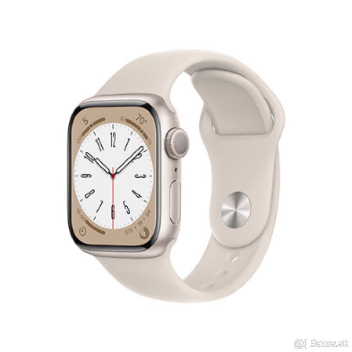 Apple Watch 8, 41mm Starlight Aluminium