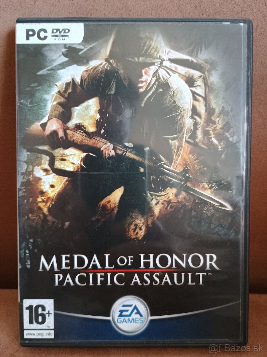 Pôvodná PC hra Medal of Honor Pacific assault