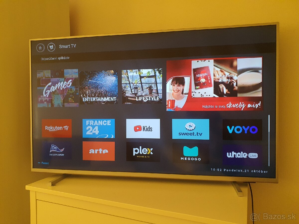 Philips Ambilight 50" 127cm, Smart, Wifi