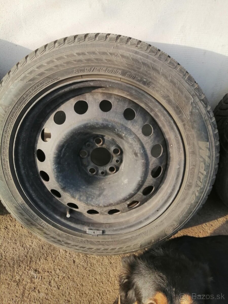 Zimné pneu na diskoch 205/55 R16