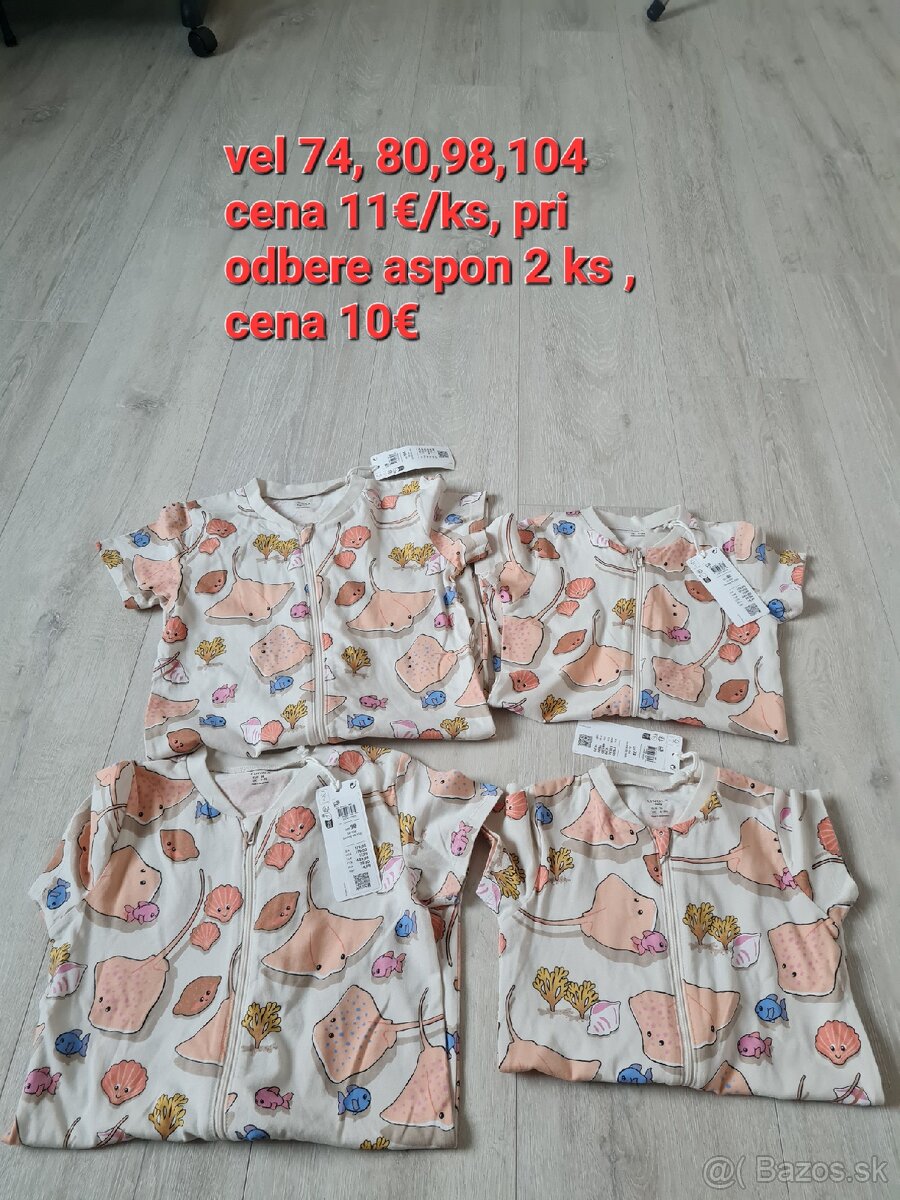 Letné pyžamá lindex 10€/ks