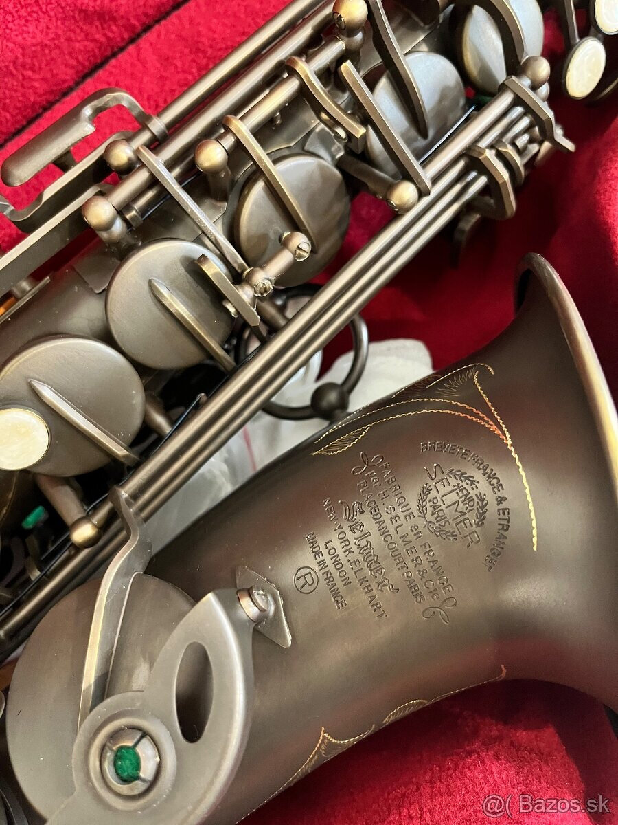 Predám nový alt saxofón  Selmer- nelakovaný- Retro Anti