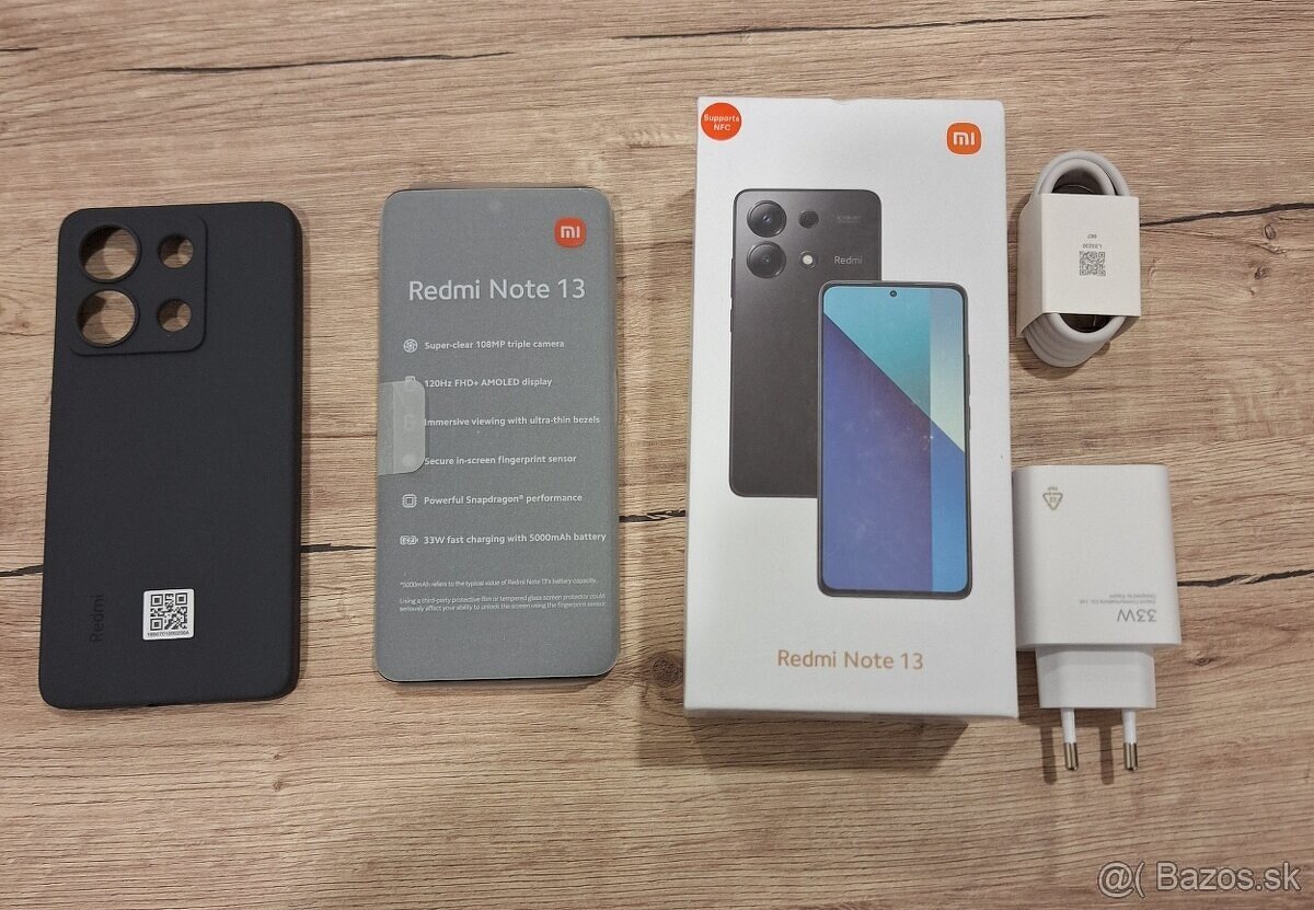 Xiaomi Redmi Note 13 8/256GB, nepoužívaný