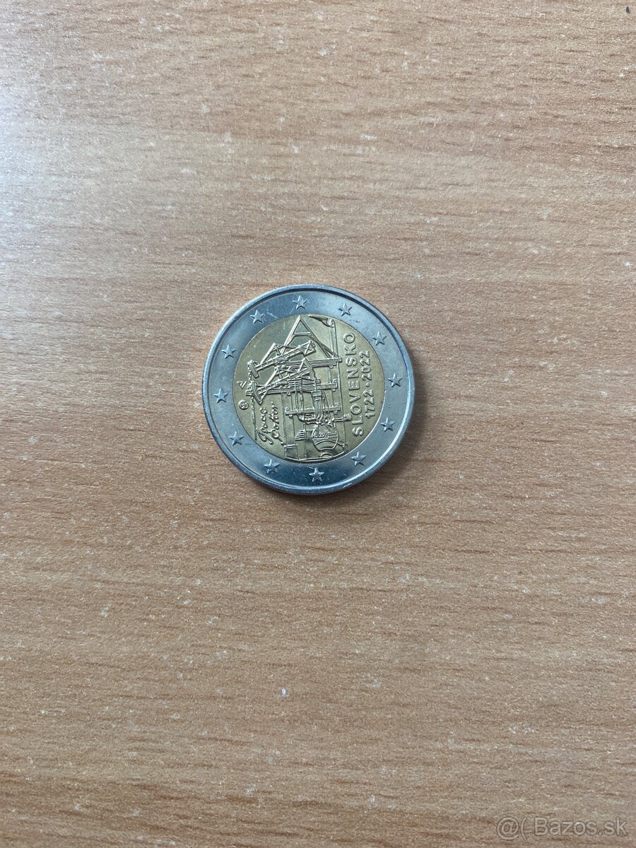 2€ Slovensko 1722-2022