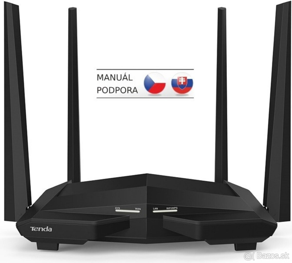 Predam wifi router Tenda ac  2,4/ 5 GHz  1200 Mb/s