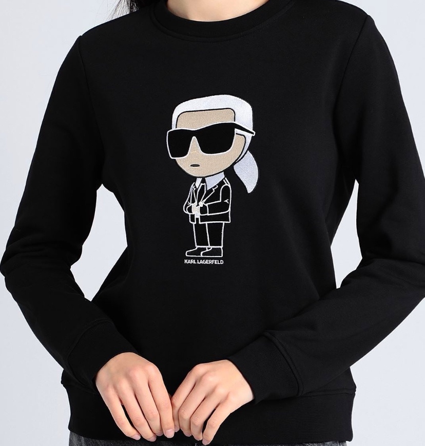 Vyšívaná mikina Karl Lagerfeld originál