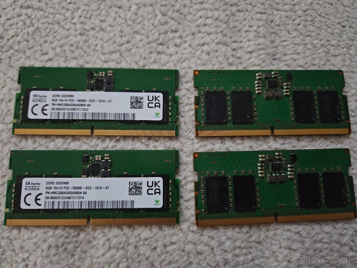 Pamäte ram do notebooku DDR5 16GB