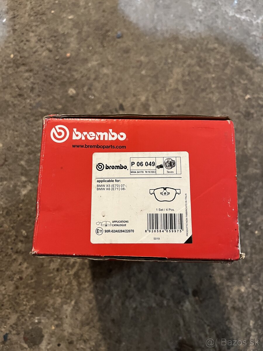 Platničky Brembo BMW