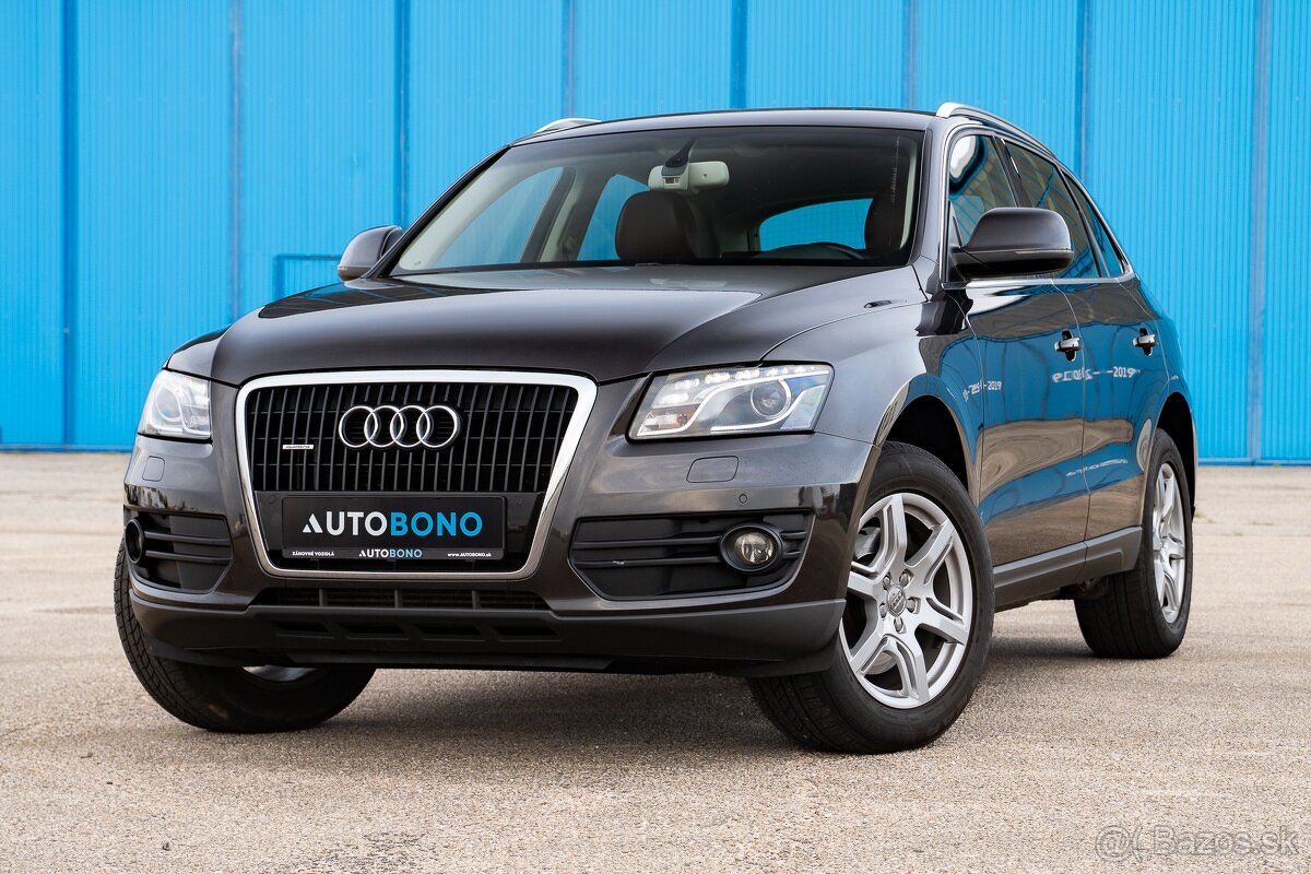 2012 Audi Q5 3.0 TDI quattro | Hnedá koža, výhrevy, ťažné