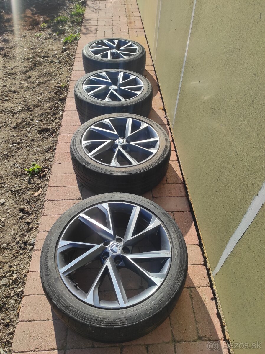 Alu Disky 5x112 r20 Original Skoda Kodiaq