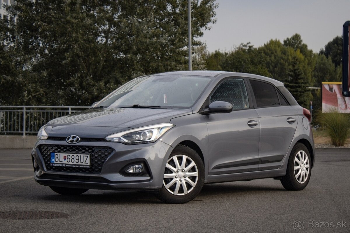 Hyundai i20 1.2 62kw - CarPlay, 1. majiteľ, serv. kniha