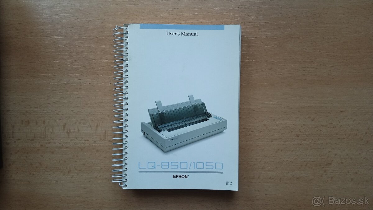 Epson LQ-850/1050 Users Manual