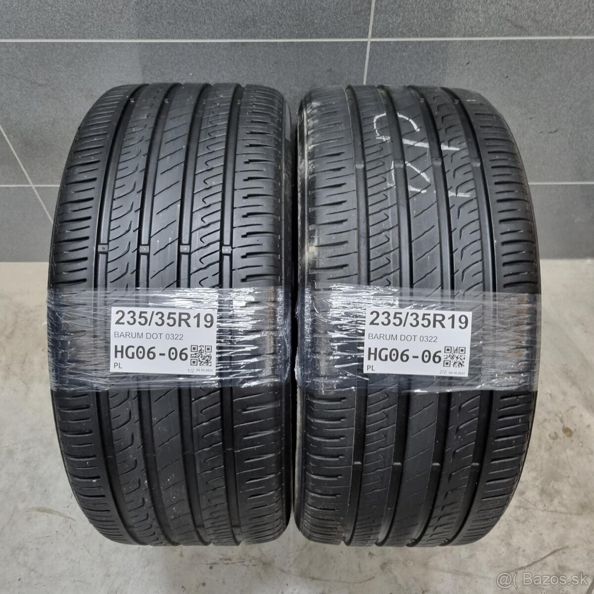 Letné pneumatiky 235/35 R19 BARUM DOT0322